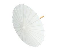 Holibanna Parapluie en Papier Huilé Blanc DIY pour Garçon et Filles Diamètre 60 CM Matériel de Bricolage Peinture et Graffiti Parapluie à Dessin pour Activités Créatives et Décoration