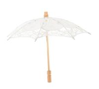 Holibanna Parasol Dentelle Blanche pour Mariage Accessoire Décoratif Vintage pour Photos De Mariée Parapluie Élégant Modèle