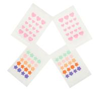 Holibanna Patch Anti-boutons Hydrocolloïde 4 Feuilles De Stickers Invisibles Pour Boutons 20 Fleurs Et Étoiles 18 Cœurs Roses Ciblé Confortable Et Respirant Imperfections Usage Quotidien