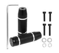 Holibanna Pédales de Vélo Robustes en Alliage D'aluminium Noir, Repose-Pieds Arrière Résistants à l'usure pour Vélo de Route et VTT, Installation Facile de Siège Cylindrique