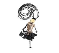 Holibanna Pendentif à Paillettes En Cristal Collier De Filles Collier D'anniversaire Pour Femme Pour Femme Femme s Longs Pour Femmes à La Mode Mignon Jaune