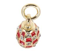 Holibanna Pendentif aux œufs en émail Charmes de collier ornements bijou de tete sautoir fantaisie Accessoires de fabrication de bijoux charmes de boucle d'oreille alliage rouge