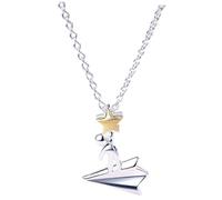 Holibanna Pendentif Avion Papier Et Collier Chaîne De Clavicule Accessoire Parfait Pour Toutes Occasions