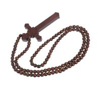 Holibanna Pendentif Croix En Bois Pour Homme Chrétien Accessoire De Bijouterie Pendentif Crucifix Catholique Chrétien En Bois Collier Crucifix Religieux En