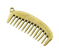 Holibanna Pendentif Porte-clés Peigne Cuivre Rétro Mini Accessoire DIY Charme Coiffage Décoration Suspendue Légère pour Sac ou Clés
