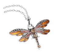 Holibanna Pendentif Pour Femme Avec Strass Forme De Libellule Chaîne De Pull Élégante Pour Style Unique Et Créatif Accessoire De Mode Pour Toutes Les Occasions