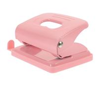 Holibanna Perforatrice à Papier Manuelle 6 Mm à Deux Trous, Perforatrice Professionnelle pour Feuilles Mobiles, Matériau Plastique et Métal, Couleur Rose, Accessoire de Bureau pour Maison,