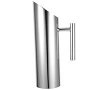 Holibanna Pichet à eau inox 1,5 L avec poignée ergonomique et design polyvalent pour cocktails et jus, usage en restaurant et maison