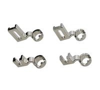 Holibanna Pied Presseur Machine à Coudre INOX Règle Basse Ouverte Compatible Brother Singer Babylock pour Couture Patchwork Quilting Embroidery