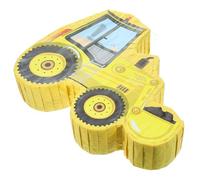 Holibanna Piñata en Papier Jaune de Camion Excavateur Piñata Mexicaine Faite à la Main Décoration de Fête pour Anniversaire et Jeux D’Extérieur 1 Pièce