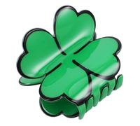 Holibanna Pince à Cheveux Shamrock Verte Pour Fête De Saint-patrick Accessoire De Coiffure Irlandais Épingle à Cheveux à Thème Irlandais