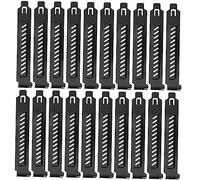 Holibanna Plaque d'Obturation Pci 20 Pièces pour Ordinateur Cache Ventilé Anti-Poussière en Acier Inoxydable Accessoire de Boîtier Pc Noir pour Amélioration du Ventilation