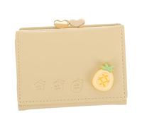 Holibanna Pochette à Monnaie Pliable PU Petit à Changement Pratique pour Femme pour Cartes De Crédit Et Billets Accessoire Léger Et pour Voyager