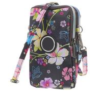 Holibanna Pochette simple à bandoulière, sac pour téléphone portable, nylon imprimé, léger, pour étudiantes, usage quotidien