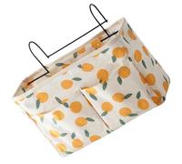 Holibanna Pochette Suspendue de Chevet en Coton et Lin Grosse Capacité, Support de Rangement Multifonctionnel sans Clou, Design Simple pour Bureaux et Salons