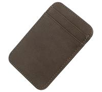 Holibanna Porte-Cartes PU Pratique Et Étui De Protection pour Cartes Identité Et Professionnelles Compact pour Voyageurs Et