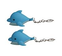 Holibanna Porte-clés Led Animal De Dessin Animé 2pcs Lumineux Et Sonore Métal Robuste Design Original Pour Garçon Et Et Adultes Accessoire De Paquet Et Clé