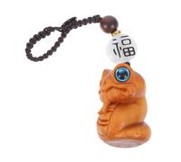 Holibanna Porte-clés Serpent Sculpté Main Accessoire Polyvalent pour Sacs et Décoration Charme pour Nouvel An Chinois