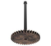 Holibanna Porte-essuie-Tout Métal Noir Style Industriel Vintage Support Papier Essuie-Tout Debout Multifonctionnel pour Cuisine Maison Restaurant Rangement Pratique