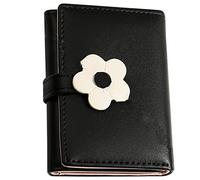 Holibanna Porte-Monnaie Étudiant PU à Motif Floral Compact Et Pratique pour Filles Et à Monnaie Léger