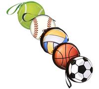 Holibanna Portefeuille Femme à Fermeture Éclair Mini Paquet à Main en Acier Solide Compact Paquet à Fermeture Éclair pour Femmes Jeune Usage Quotidien 5 Pièces