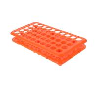 Holibanna Portoir pour tubes à centrifuger support de tube à essai racks de tube de laboratoire support de tubes multifonctionnel support de tube de sang Orange