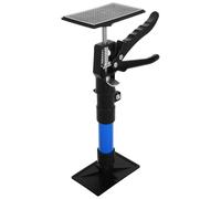 Holibanna Poteau de Support Télescopique Réglable pour Placard Bleu Barre de Support Courte 30-59 CM Outil Multifonction pour Installation et Levage D’Armoires Cric Manuel Robuste pour