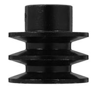 Holibanna Poulie à Double Gorge pour Courroie Trapézoïdale Petite Poulie de Remplacement 19mm Compatible Pompe à Eau Moteur Essence Kit Solide Usage Industriel