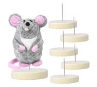 Holibanna Présentoir En Pour Poupées Au Crochet Lot De 6 Set De Supports D'affichage Base Robuste Pour Poupées En Feutre Support De Pour Décorations Créations Manuelles Anniversaire