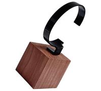 Holibanna Présentoir pour Montres Support de Rangement en Bois, Support de Montre Portable Lunette Noire, Utilisable la Maison, Bureau Vitrine