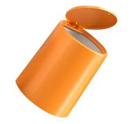 Holibanna Pression double seau Appuyez sur le type de poubelle bacs poubelle pour la chambre ordures pouvez poubelles avec poubelle en plastique conteneur poubelle presse à poubelle Orange