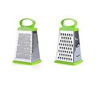 Holibanna Râpe Multifonction Acier Inoxydable pour Couper Carottes Pommes de Terre et Concombres Ustensile de Cuisine Pratique et Espace Économisé Vert et