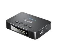 Holibanna Récepteur Audio Adaptateur Aux et Optique pour Enceintes Transmetteur sans Fil avec Écran LCD et Mode FM Conversion Enceinte Appareil sans Fil Transmission de sur Mètres