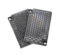 Holibanna Réflecteurs Photoélectriques 2 Pcs pour Capteurs de Faisceau, Panneau Rétroréfléchissant Carré Haute Visibilité, Compatible Automatisation Industrielle, Extérieur Résistant