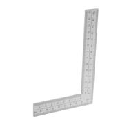 Holibanna Règle Angle Inox Ép Équerre de Charpentier Multifonction pour Menuiserie Dessin Ingénierie et Encadrement