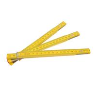 Holibanna Règle de mesure en bois, règle à double face, 1 mètre, 6-fold, pliable, bois, multifonctionnelle, pour menuiserie et projets domestiques