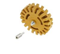 Holibanna Roue Gomme Pneumatique pour Décapage Autocollants Adhésifs et Décalcomanies Gomme Caoutchouc Douce Compatible Perceuse Élimination sans Dommage sur Métal Verre