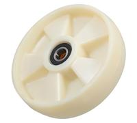 Holibanna Roues Pivotantes Nylon avec Roulements à Billes Roues de Remplacement pour Transpalette Manuel Silencieuses et Maniables Compatibles avec Chariots de Manutention Lourde