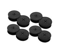 Holibanna Rubans Encreurs pour Machine à Écrire Vintage 4 Paires, Nylon Double Bobine Noir, Compatible Anciennes Machines Manuelles, Remplacement Pratique pour Usage Domestique Et Professionnel