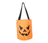 Holibanna Sac Citrouille LED Lumineux Halloween Panier Bonbons Portable pour Garçon Fille Sac Friandises Léger pour Fête et Trick-treat Décoration sans Pile Design Citrouille Orange