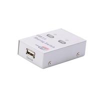 Holibanna Sélecteur USB 2.0 de Partage d'Imprimante Automatique pour Bureau Commutateur de Scanner et Imprimante Partage de 1 à 2 Ordinateurs Matériau Solide d'Espace Noir