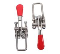 Holibanna Serrage Levier Petit Inoxydable Pince Verrouillage Réglable Fermeture Automatique Robuste pour Portes et Boîtes Force de Serrage Puissante Installation Facile Lot