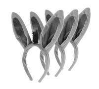 Holibanna Serrage-tête Oreilles D'âne 3 Pièces en Tissu Confortable pour Déguisement Animal de Zoo et Jeux de Rôle Garçon et Filles Adultes 10,6x7,9 Cm Accessoire Costume Fête