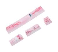 Holibanna Set de Keycaps Mécaniques Hauteur avec Motif Rétro Keycaps Personnalisés Durables à Sublimation Thermique pour Clavier Pc