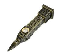 Holibanna Statue De La De l'horloge Big Ben Ornement Big Ben Souvenirs d'Angleterre Big Ben Produits De Décoration Intérieure Ornements De Londres Décor De Londres Coffee Alliage