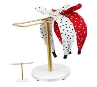 Holibanna Support De Finition De Bande Affichage Du Bandeau Pour Salle De Bain Rangement Du Bandeau Pour La Organisateur De -tête Support De Bande Porte-parole Golden Métal