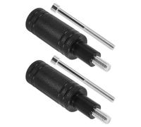 Holibanna Support de Fixation 2pcs pour Phare de Moto en Alliage D'aluminium Noir, Facile à Installer pour Modifications de Moto et Scooter Électrique