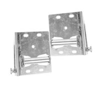 Holibanna Support de Fixation pour Porte de Garage Fer de Gond Résistante Corrosion Accessoires pour Portes Résidentielles Installation Facile pour Bricolage