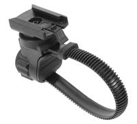 Holibanna Support de Lampe Torche pour Vélo en Plastique et Métal Noir, Design Robuste et Haute Stabilité, pour Usage Cyclisme en Extérieur