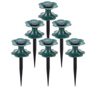 Holibanna Support de Tuyau D'arrosage Facile à Fixer Vert en Pp 6 Pièces Piquet Guide Pratique Enrouleur Solide pour Terrasse et Serrage pour Jardin